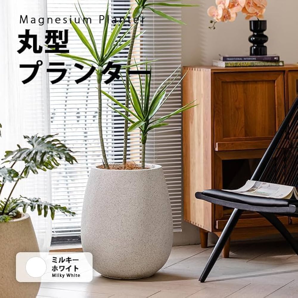 大鉢 Amazon.co.jp: JUHAN 大型 壺型マグネシウムプランター 植木鉢