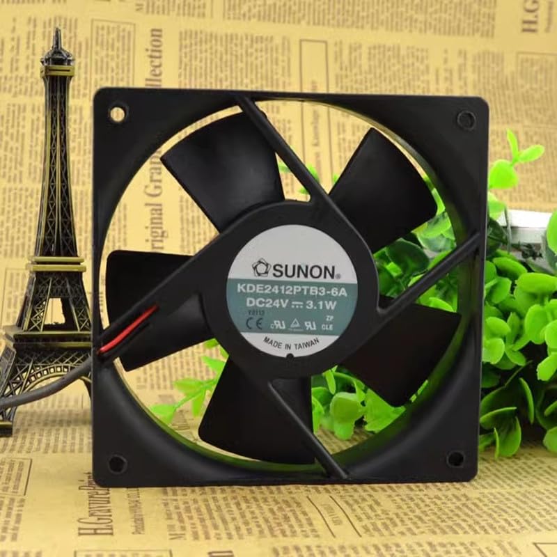 12025 24V 3.1W 12CM Inverter Cooling Fan KDE2412PTB3-6A 120 * 120 * 25mm