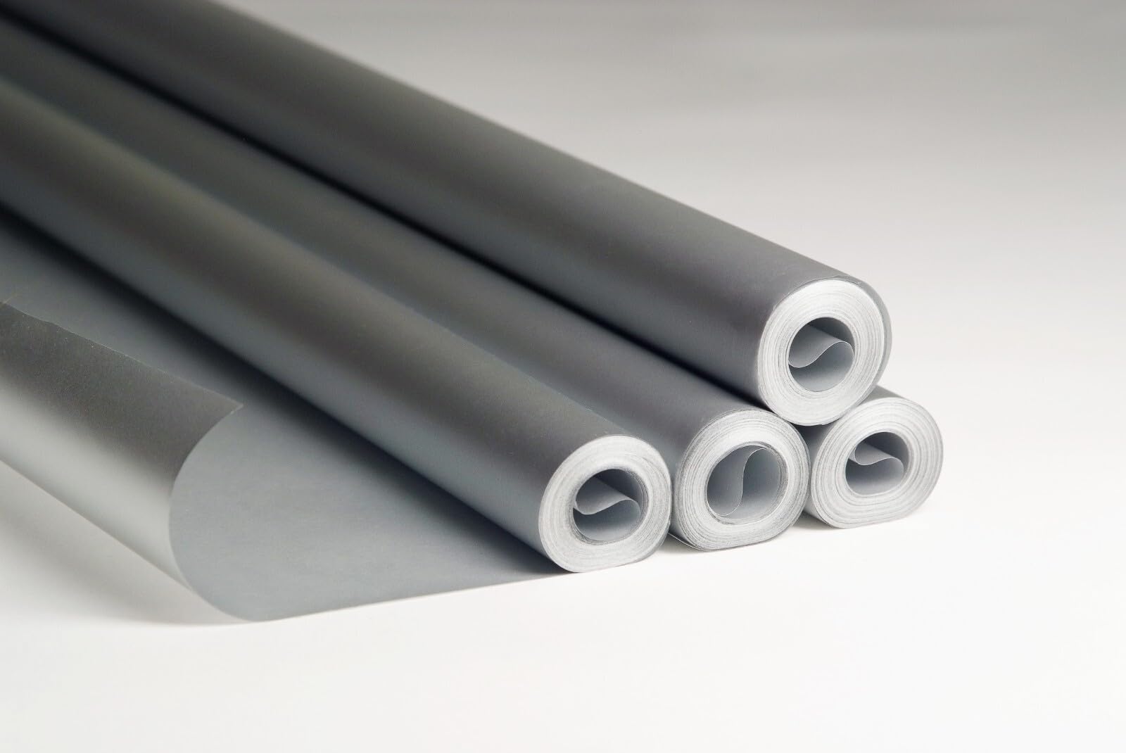 Cellophane Wrap Hamper Florist Film - 800mm Wide x 10m Long - 4 Rolls (40m) - Silver | Wrapping Paper & Gift Wrap for Bouquets, Baskets & Hampers – Supplied On a Roll with No Cardboard Core