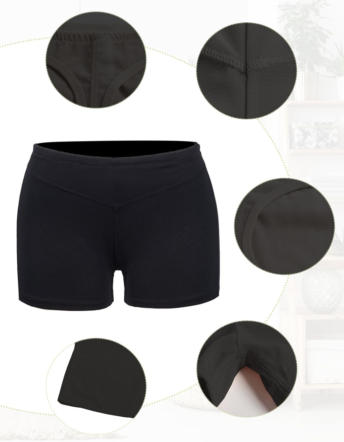 Women Butt Lifter Hip Enhancer Control Panties Underwear Boy Shorts Shapewear Booty Lifting Panty