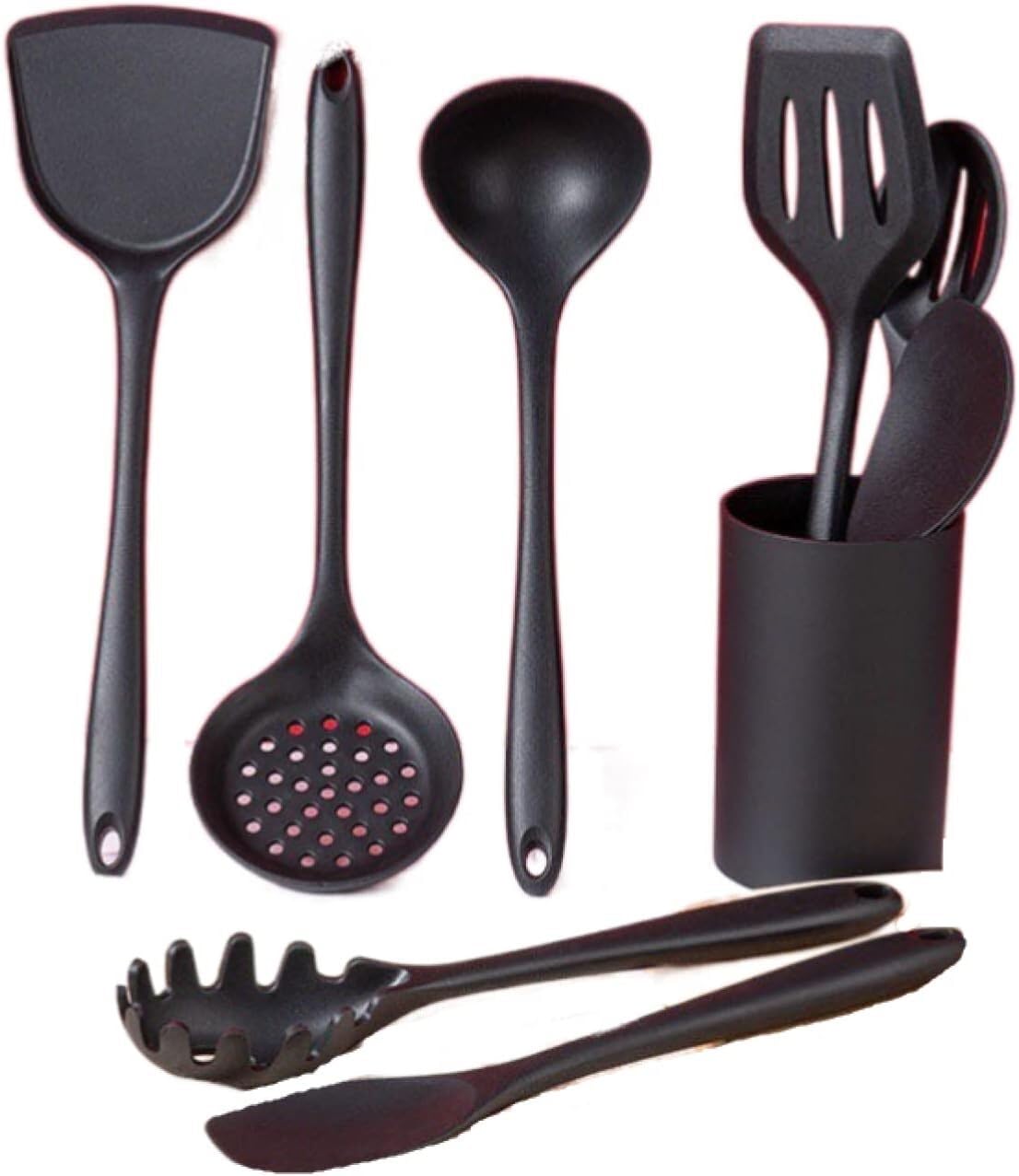 Set di Utensili da Cucina, Utensili da Cucina Set Utensili da Cucina Utensili da Cucina in Silicone Strumento Antiaderente