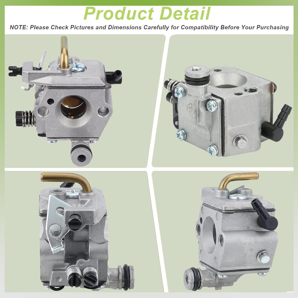 ZAMDOE Vergaser für Stihl 024 026 PRO MS260 MS240 MS260 PRO Kettensäge Ersetzt 1121 120 0610 WT-403B WT-403A mit Luftfilter Zündkerze Kraftstoffleitungssatz