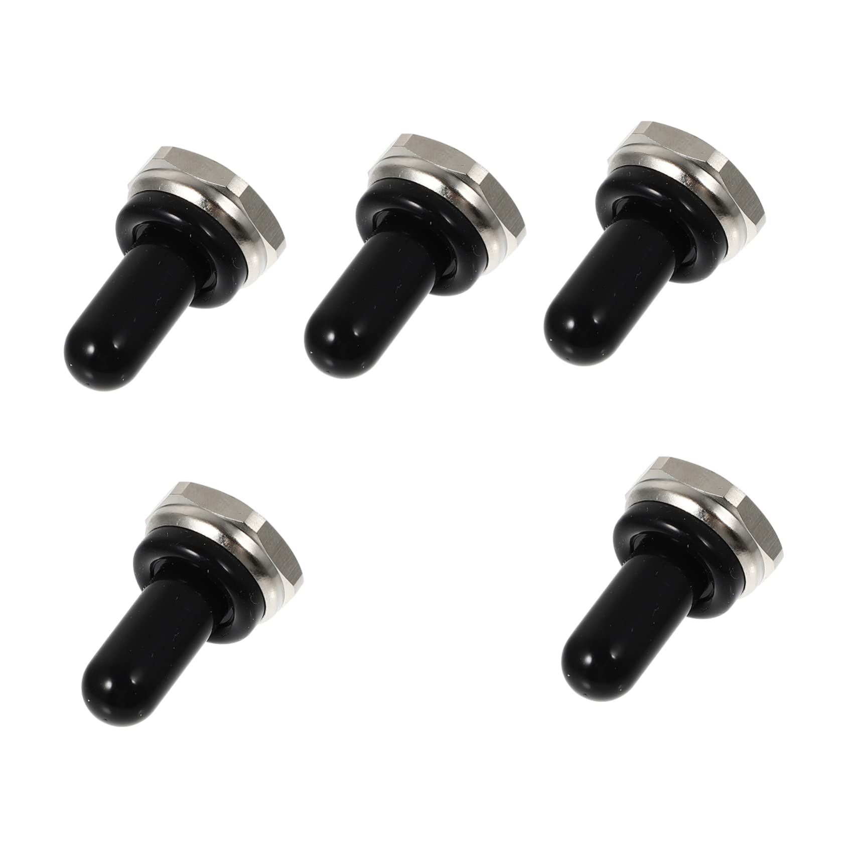 BESTYASH Waterproof Cap Mini Toggle Safety Switch 12mm Button Switch Accessories for Buttons