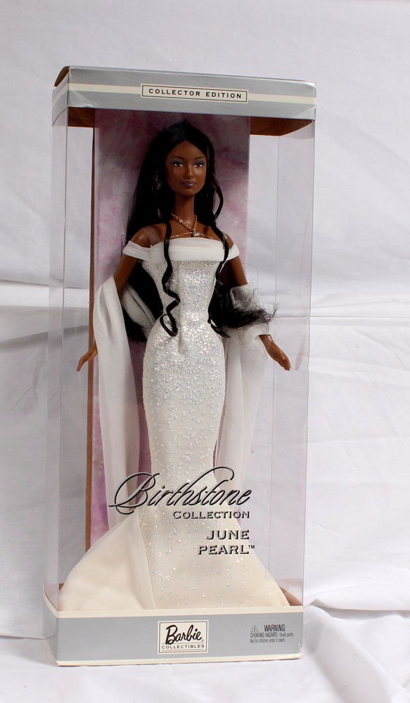 Amazon.com: Barbie 8461-C0576 2002 June Pearl Birthstone African