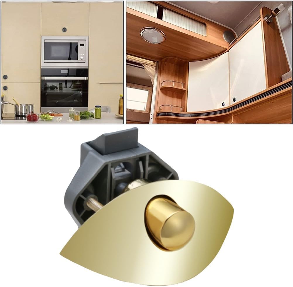 Brass Bow Drawer Handles 50x32x24mm Cabinet, Dresser, Nightstand, Shoe Storage - Gold Cabinet Knobs with 25mm Screws (2 Pack)