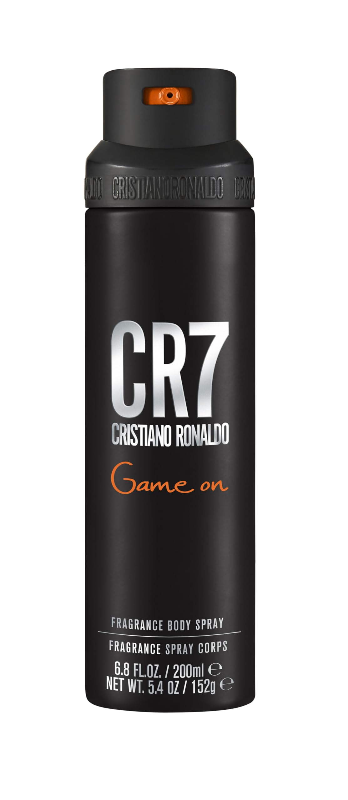 Cristiano Ronaldo CR7 Game On - Aromatic Fragrance For Men - Woody And Alluring Scent - Tropical And Dense Essence - A Dark And Sophisticated Aesthetic - Bold And Long Wearing - 6.8 Oz Body Spray
