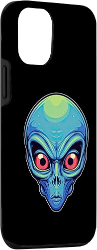 Miniatura 6 de iPhone 13 Pro Max Alien Face UFO Alien Head Funny Alien Case