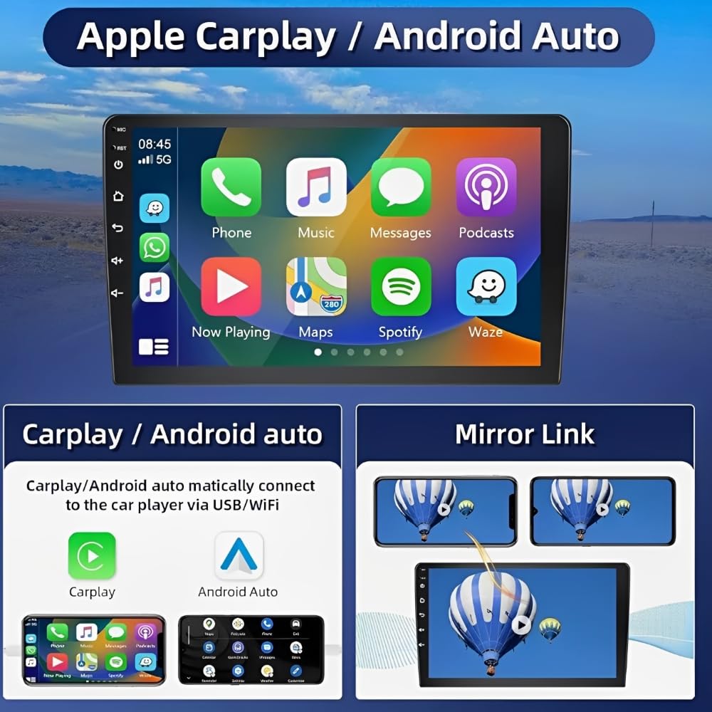 DAB+ ANDROID 14 Autoradio Für Ford Focus Transit MK7 S-Max 2+64G Carplay GPS Kam EUR 149,99