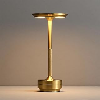 Starhot Rechargeable Cordless Table Lamp - 3000mAh LED Desk lamp with USB-C Charging, 3-Color Stepless Dimming, Memory Fun...