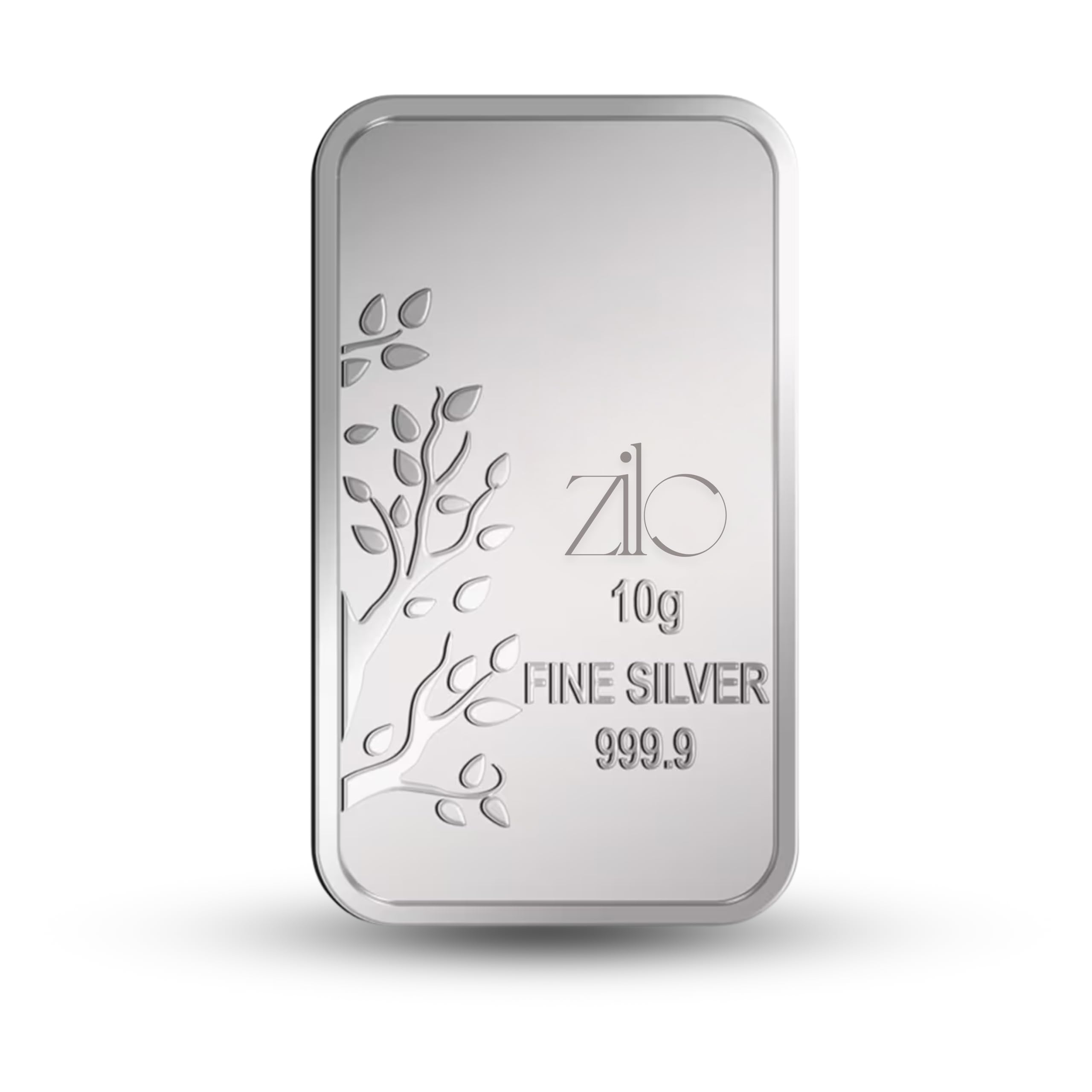 Buy ZILO JEWELS - 10 GRAM 999 Fine Silver bar| Banyan Tree Silver