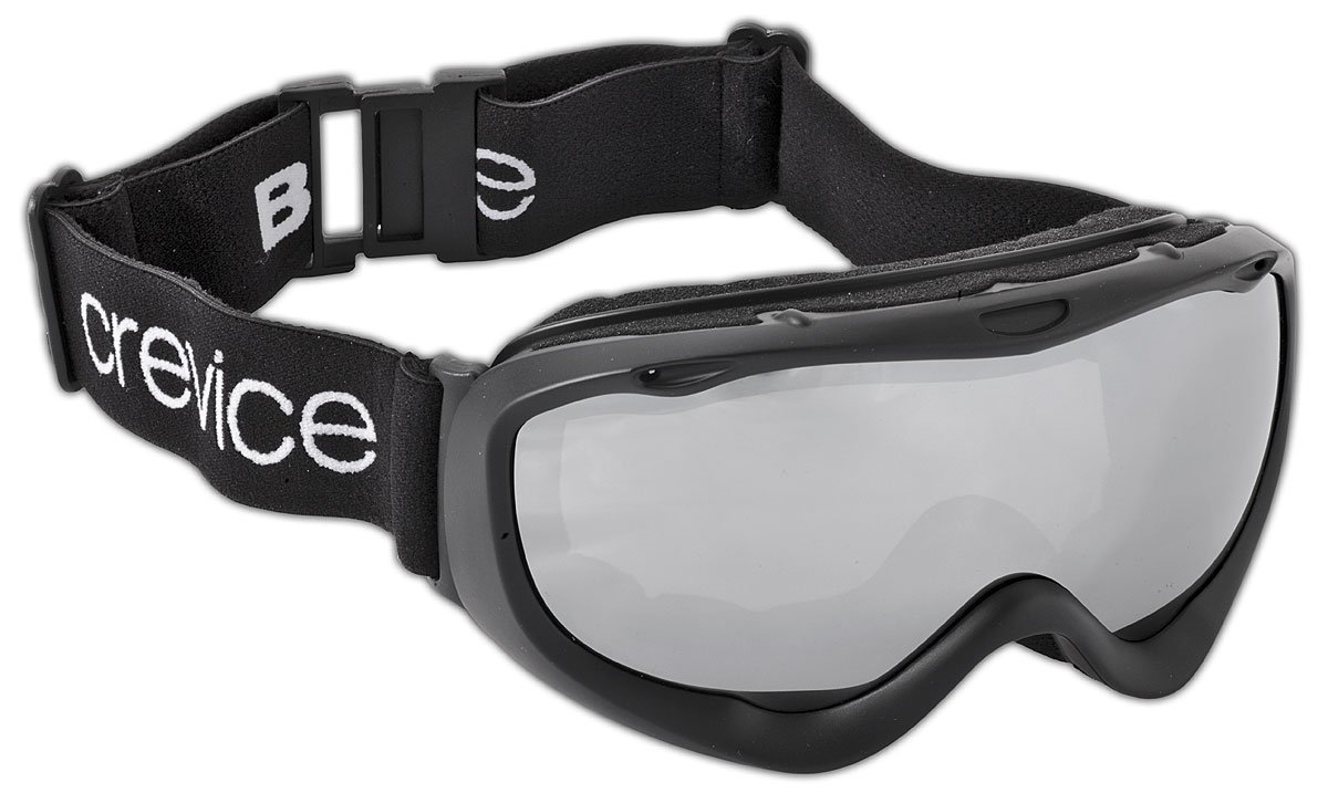 Black Crevice Adults 'Ski Goggles Black black/Silver Size:One Size