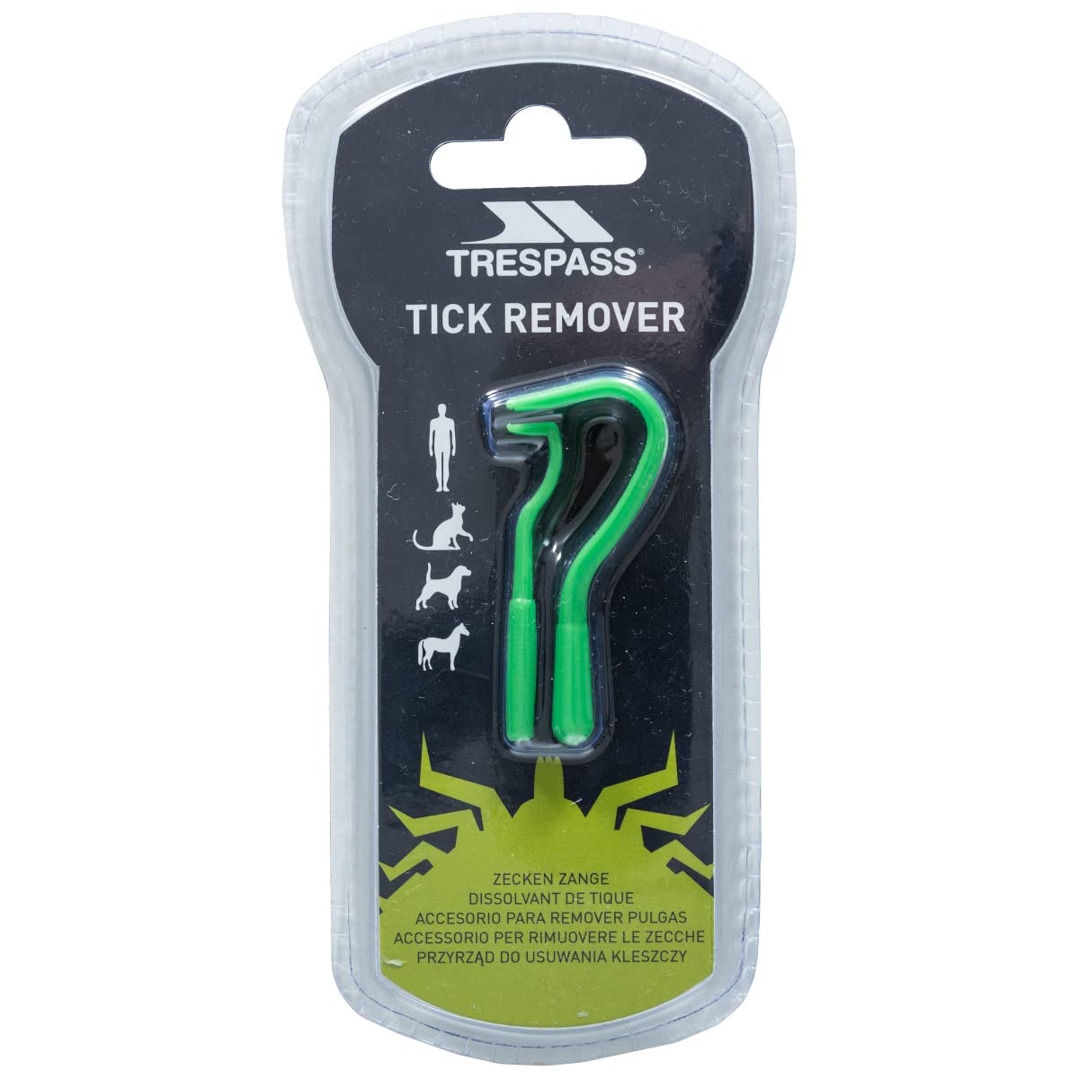 Trespass Dog Cat Human Tick Remover Removal Tool For Pets