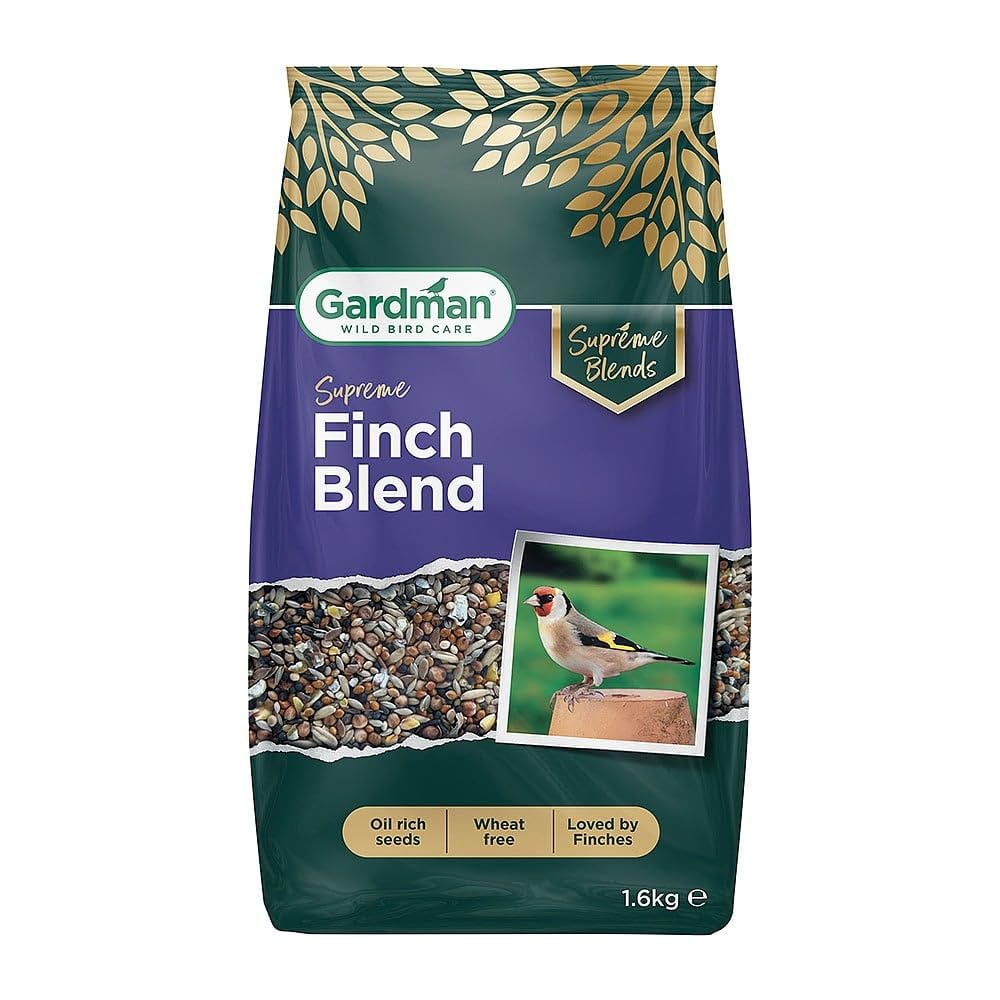 Gardman A04429 Supreme Finch Blend Oil Rich Bird Seed Mix, 1.6KG