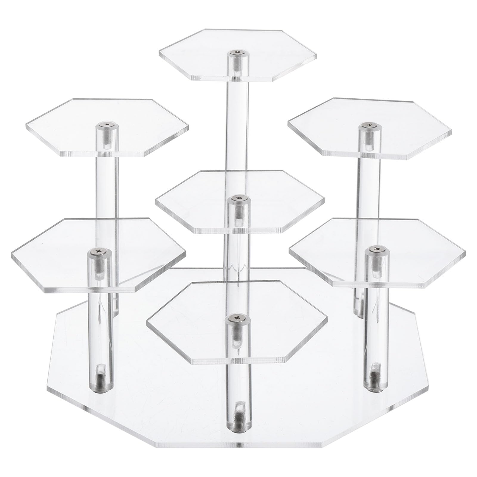 Organizer in acrilico, espositore in acrilico, espositore per oggetti da collezione antipolvere, base nera per giocattoli, modellini di action figure, personalizzabile (colore : trasparente (lunghezza