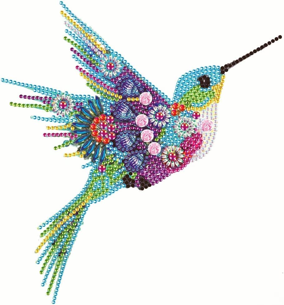 Kit Diamond Painting 5D Pavemlo Uccello Blu, Mosaico Con Strass, 30x30cm, Arte Fai-da-te Per Parete