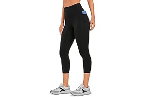 21 Inches Butterluxe Workout Capri Leggings for Women with Pockets