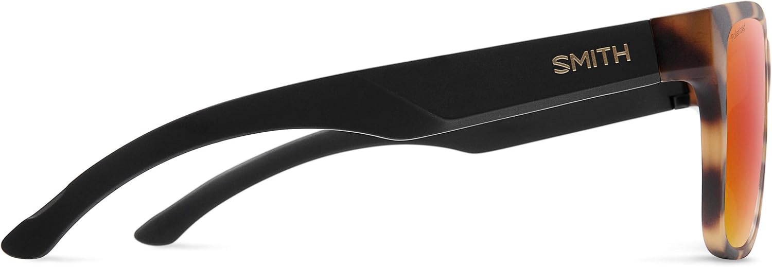 Smith Lowdown XL 2 Sunglasses Matte Honey Tort / Polarized Red Mirror