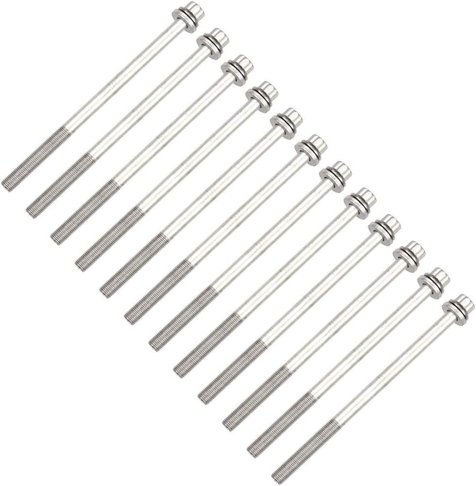Engine Head Bolt Kit Compatible with 1999-2011 for Subaru Impreza 2.5L;2003-2006 for Subaru Baja 2.5L, OE# ES72212