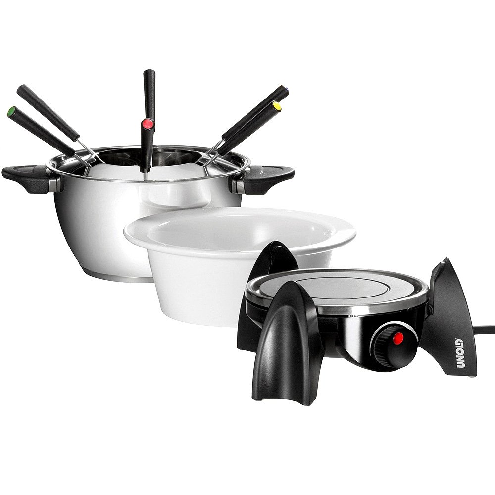 Unold 2074002 Fondue Electrique Acier Inox/Noir