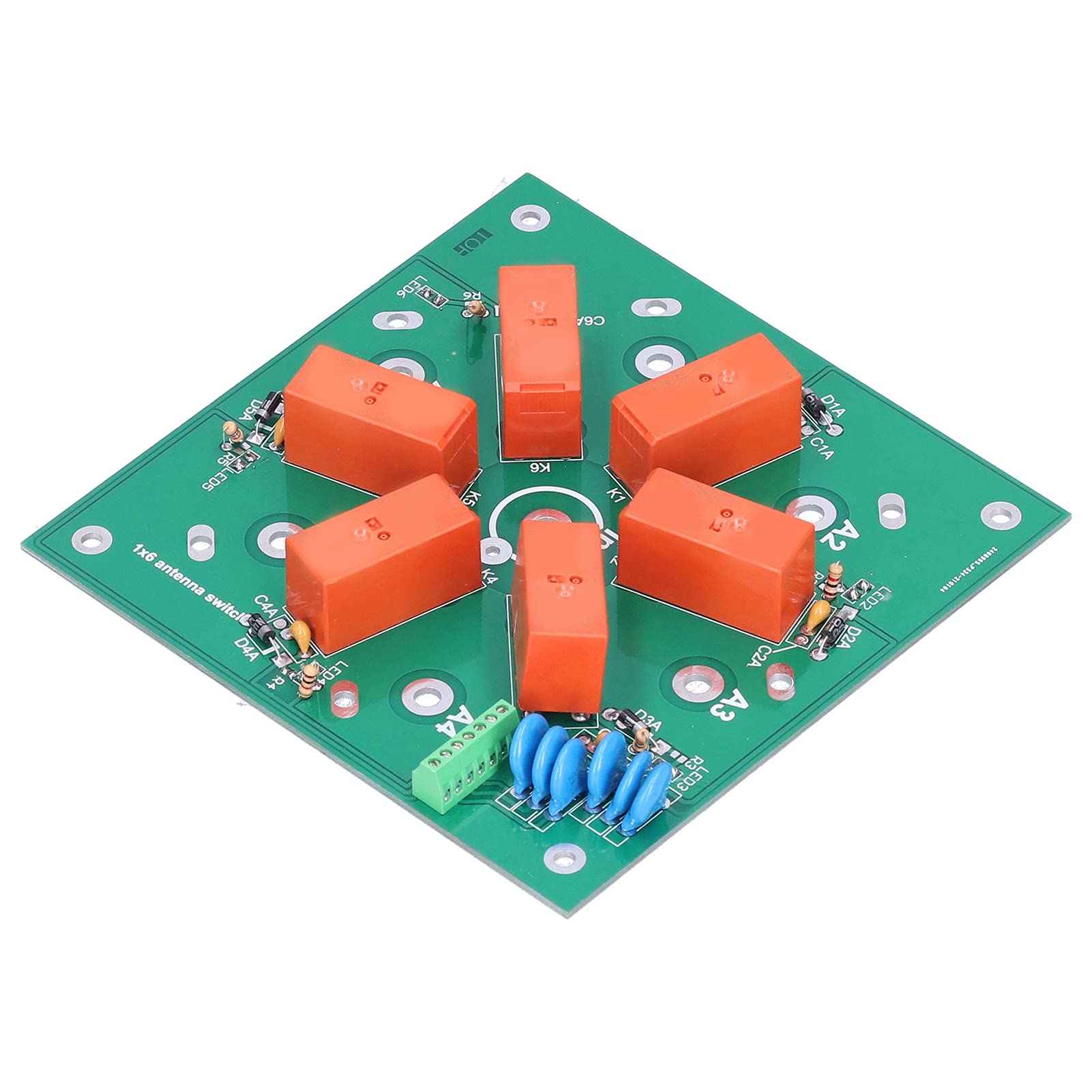 Módulo de conmutador de antena 6: 1, componente de producto terminado remoto coaxial 1.8MHz-60MHz SO-239
