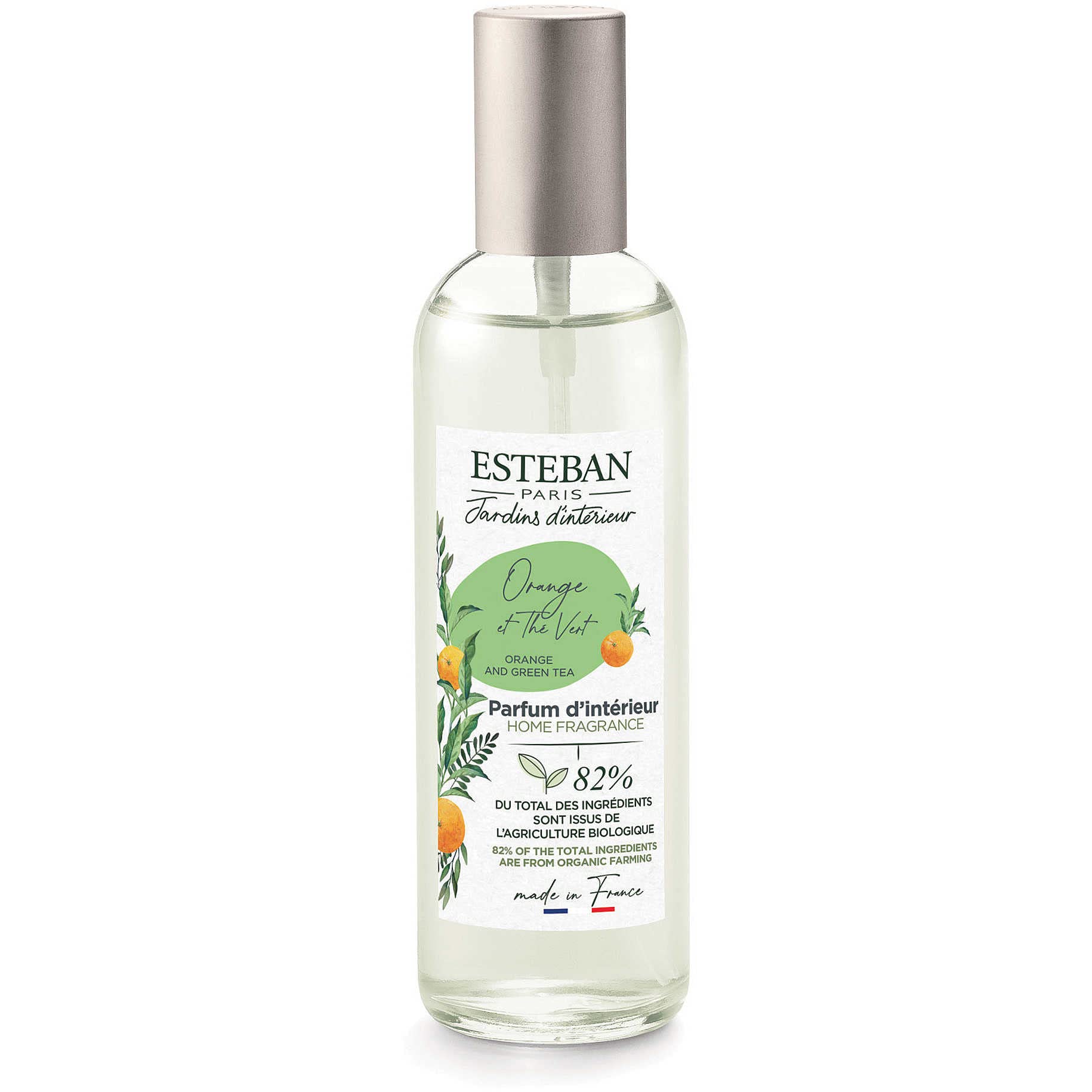 EstebanParis Orange and Tea Vert Orange And Green Tea Room Spray 100ml Made In France