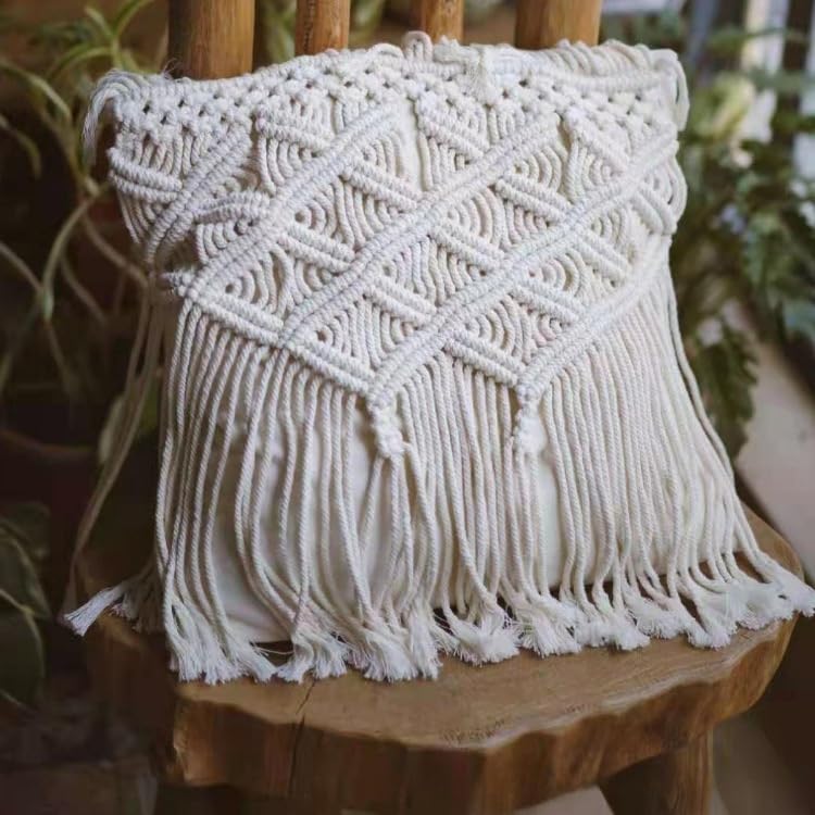 1/2 szt. nordyckie lniane kwadratowe poszewki na poduszki tkane boho poszewki na poduszki 45 x 45 cm beżowe vintage dekoracyjne poszewki na poduszki na sofę wewnątrz
