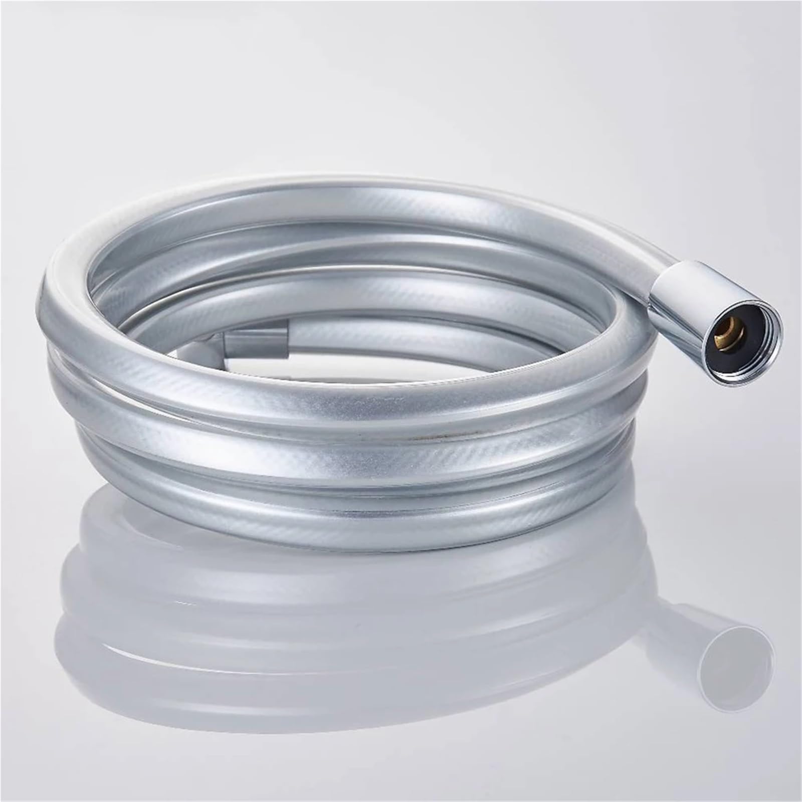 Flexo de ducha repuesto PVC Multicolor 1,5-3,0m Negro 200cm(White,150cm)