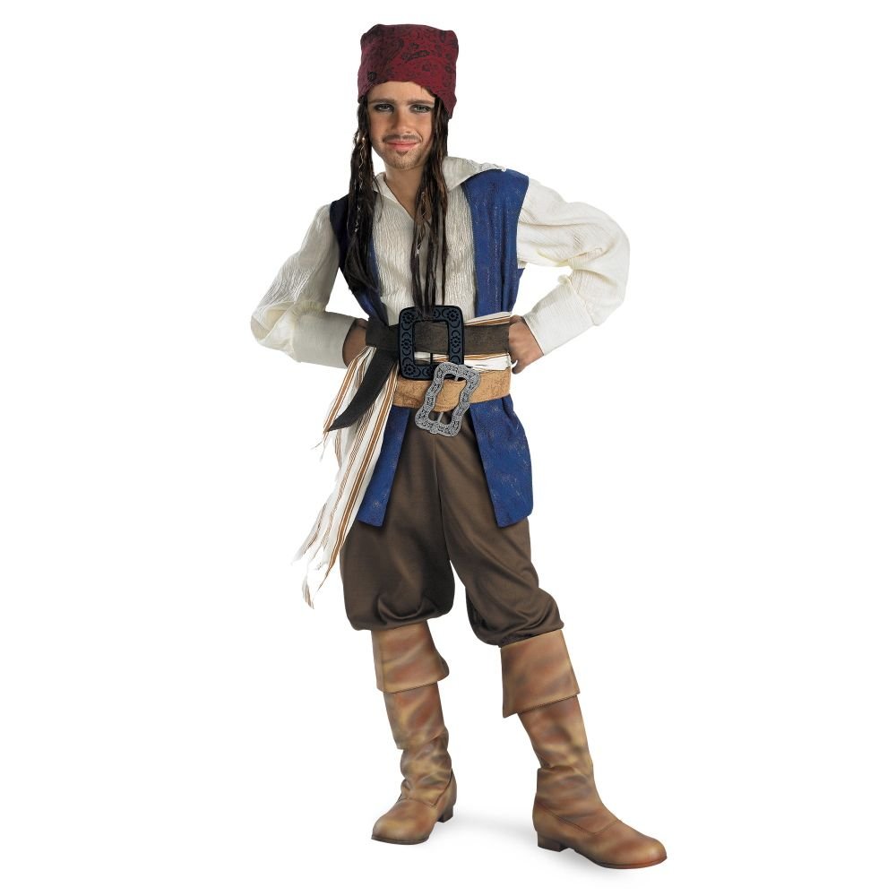 Captain Jack Sparrow Classic Child Costume - X-Large