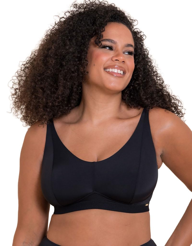 Curvy Kate Zen Non-Wired Bralette Black 30DD/E
