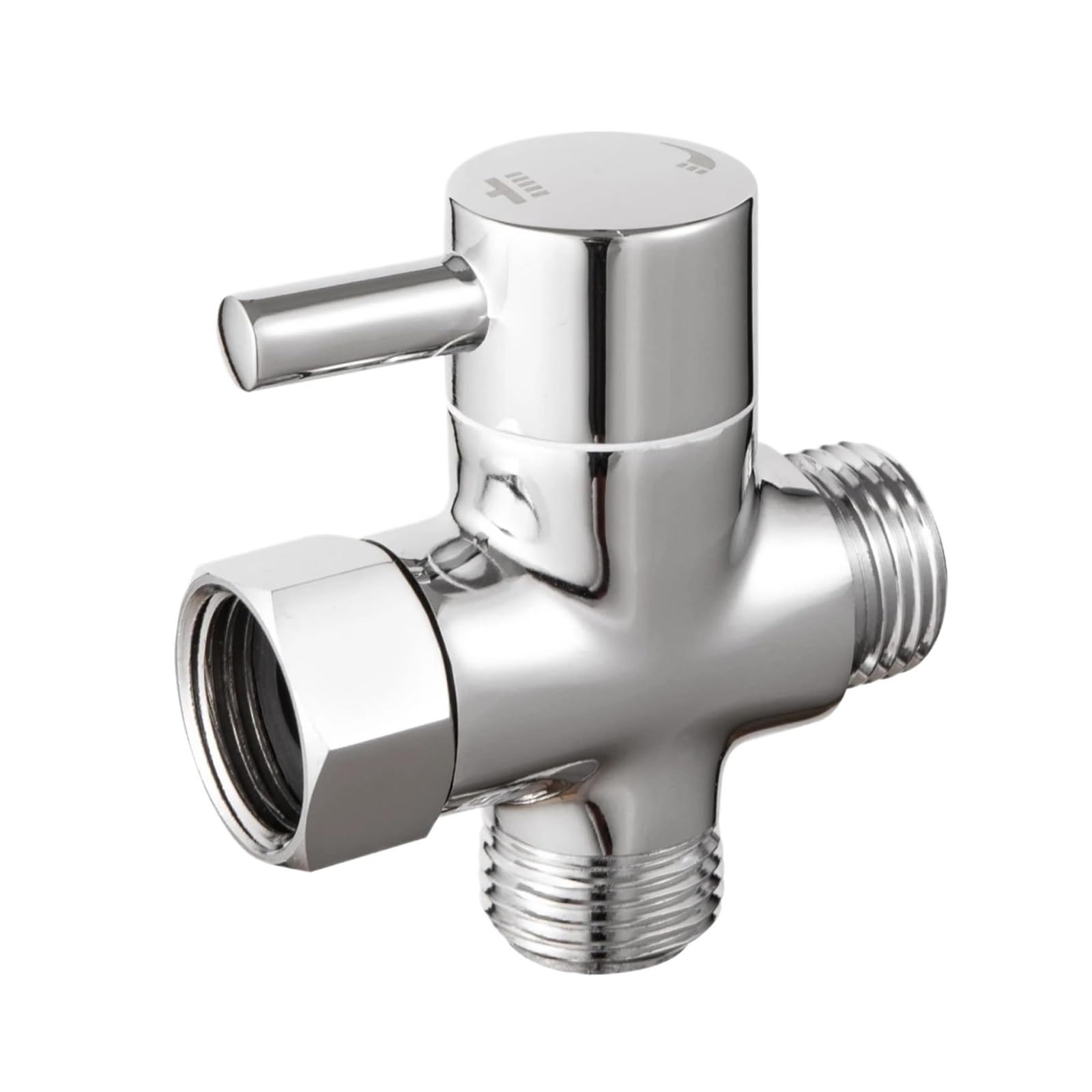 Itrhjtgp A Type Hose Splitter 3 Way Adjustable Shower Head Diverter Valve Mode Switch Adapter Brass G1/2 Inch Connector Bathroom Accessories For Bathroom(A Type)