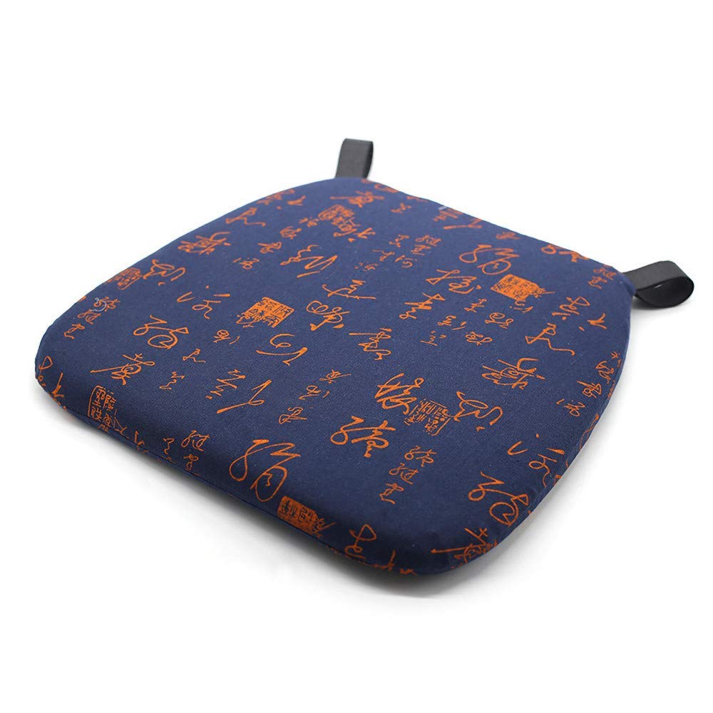 Coussin de siège pour chaise de jardin et bureau - Lot de 2 galettes confort 45x42 cm