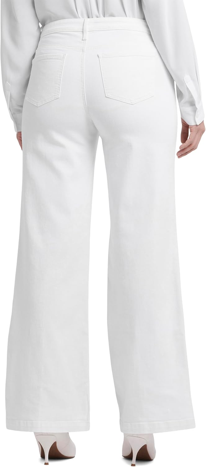 NYDJ Womens Wide Leg Trouser with Clean Hem
