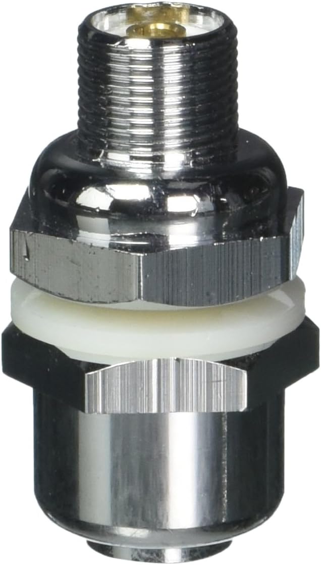 Stainless Steel Extra Heavy Duty 3/8-24 Standard Thread Stud Mount for Ham & CB Radio Antennas