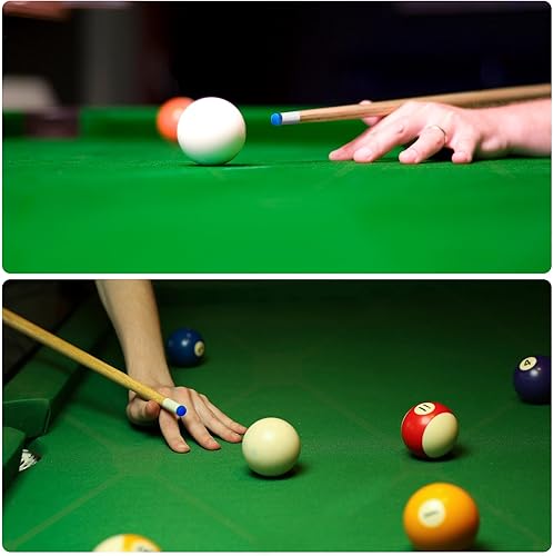 Miniatura 4 de Draupnir Juego de 60 puntas de repuesto para taco de billar, 30 puntas de taco de piscina antideslizantes y 30 puntas de taco de piscina de cuero de