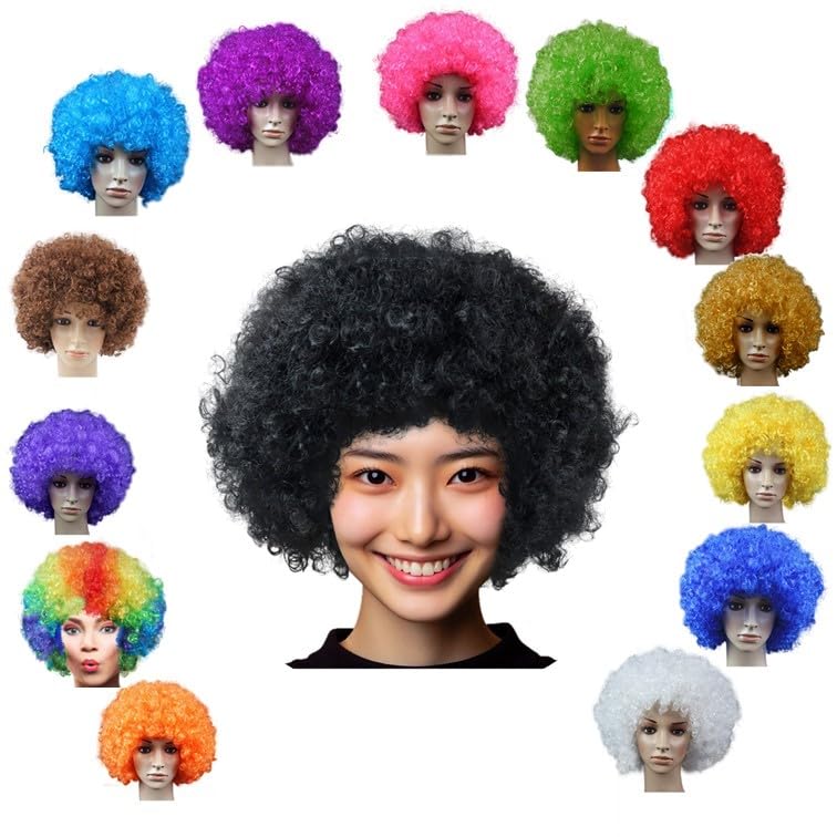 「アフロ様」 フォロー割‼️ Amazon.co.jp: WinJapan アフロ かつら ウィッグ コスプレ 変装グッズ