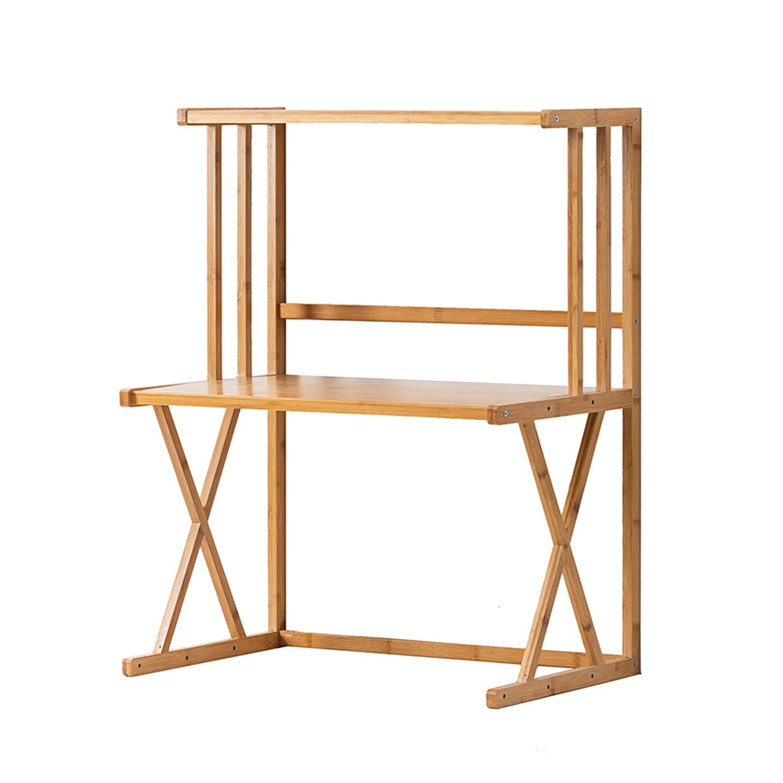 podstawa drukarki Stojak drukarki Stojak z 2 poziomą Półka do przechowywania Kuchnia Półka stołowa z biurem przechowywania Home Desktop Desk Stand Drukarka Organizacja Bambusa Podstawka na biurko