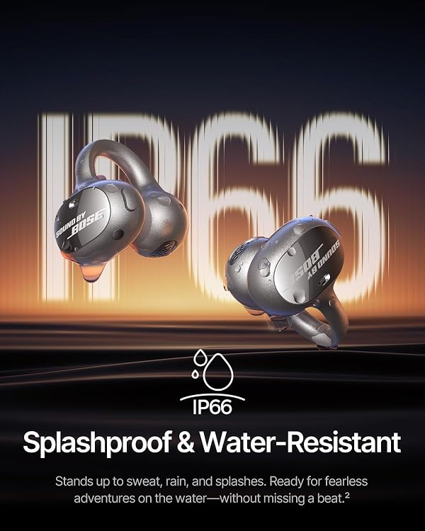 Baseus Inspire XC1 Open Ear Clip-On Earbuds, Sound by Bose, Dolby Audio, Adaptive Tunning Sound, Hybrid 2-Way Driver, Zero-Sense Air Cushion, 4-Mic Adaptive Clear Calls, IP66 Waterproof, 40H Playtime by Baseus - Used condition - Image 7