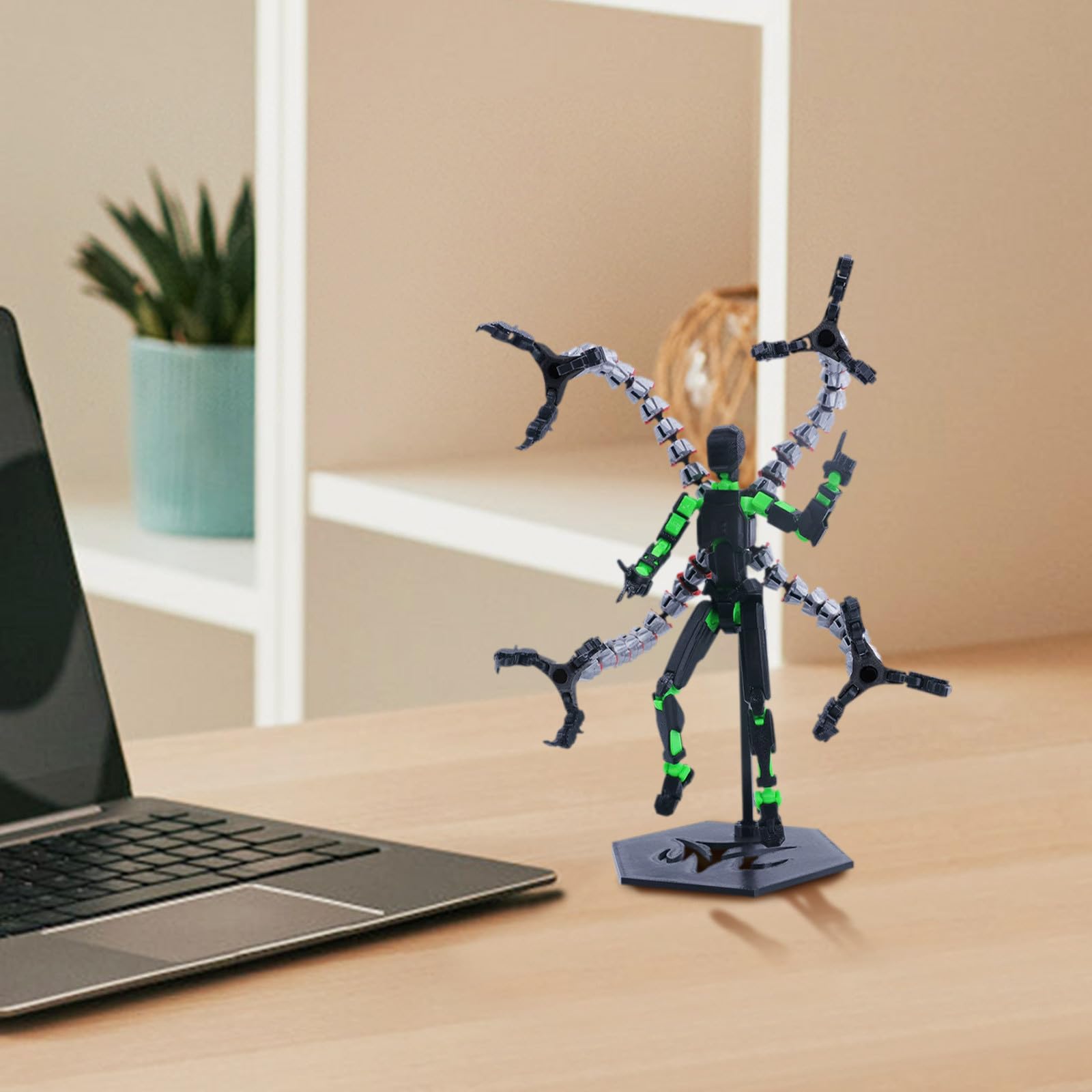 Figurka T13 (montaż zakończony) Titan 13 manekin 13 figurka robot 13 Lucky 13 figurka 3D drukowana przegubowa wieloprzegubowa ruchoma robota model (Tentacle-GN)