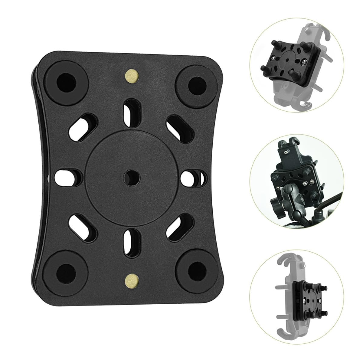 UKCOCO 2sets Supporto Smartphone Antivibrante Per e Bicicletta Portacellulare Manubrio Stabilità Eccellente Installazione Facile Compatibile Con Smartphone Di Diverse