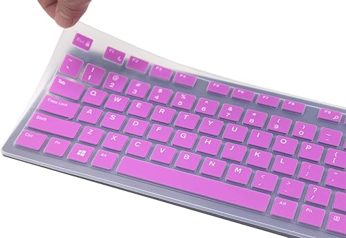 Vista 31 de Funda de teclado compatible con teclado con cable Dell KB216 KB216p, teclado inalámbrico Dell KM636, Dell Optiplex 5250 5460 7450 7050, Dell