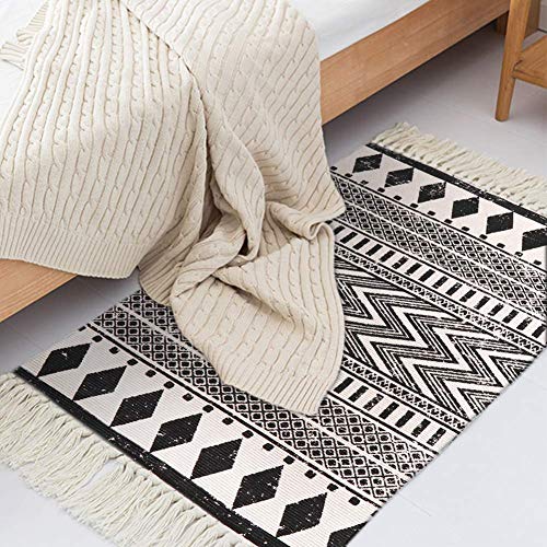 Black & Cream Area Rugs