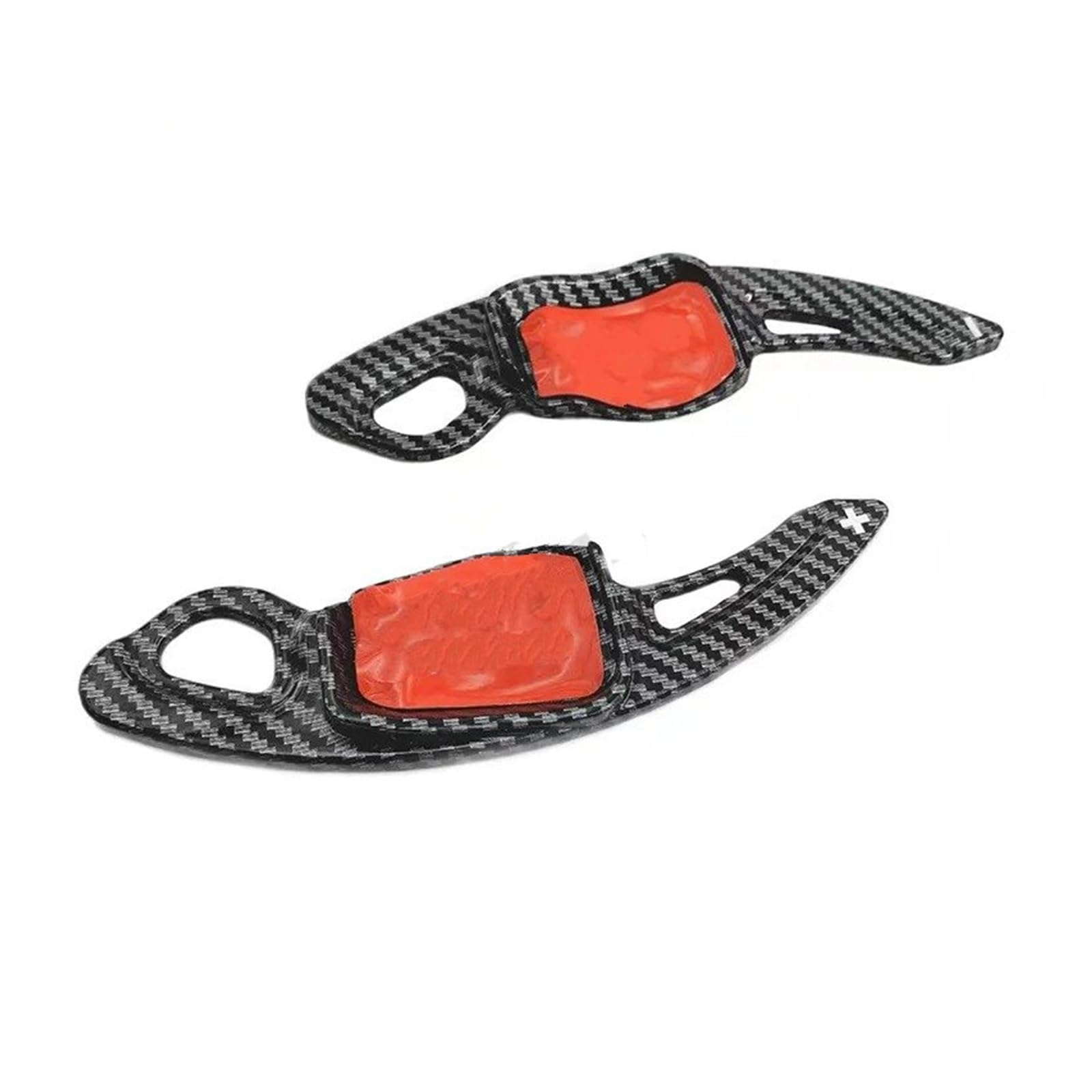 Plmnhss Carbon Fiber Black Car Steering Wheel Shift Paddle Blade For Skoda For Octavia For A7 For Mk3 For Vrs For Superb For B8 For Scala For Karoq For Kodiaq Shift Paddle Steering Wheel(Carbon Fiber Black)