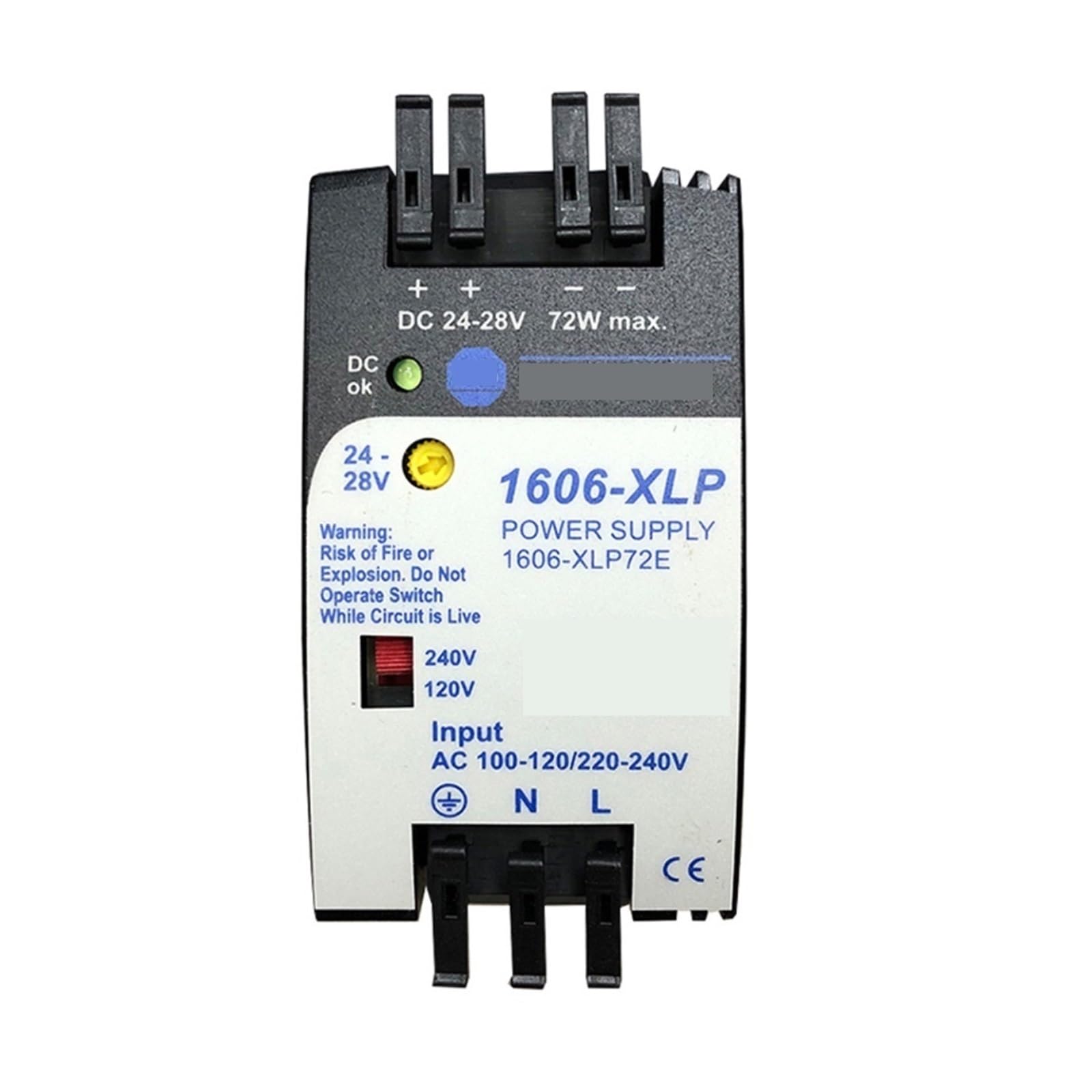 X psblty Switching Power Supply 1606-XLP72E Rail Installation For Industrial Control Applications