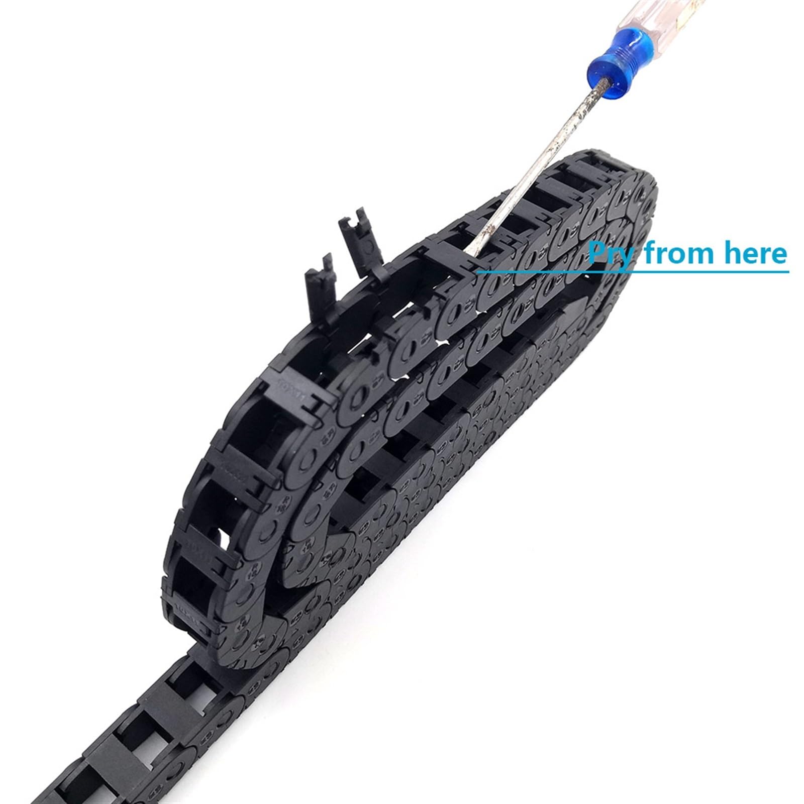 1 Meter 10x11mm Drahtträgerkabel Schleppkette Brücke Außengravurmaschine Roller Tanks Getriebe(R38)