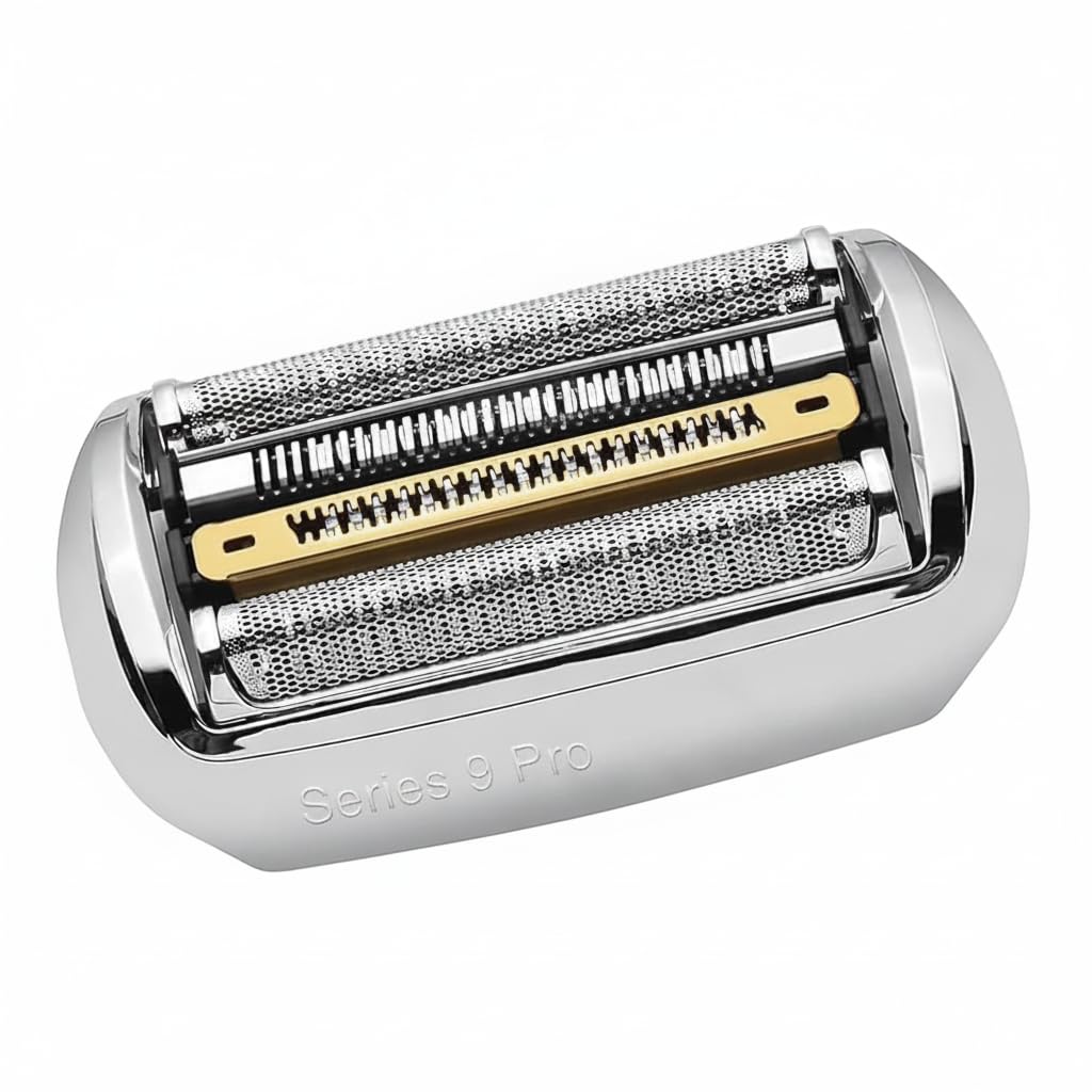 94M Scherkopf für Braun Series 9, Ersatzscherkopf Kompatibel mit Braun Serie 9 Pro S9 Elektrorasierer, Scherblatt Passend für 9465cc, 9417s, 9390cc, 9290cc, 9095cc（Silber）