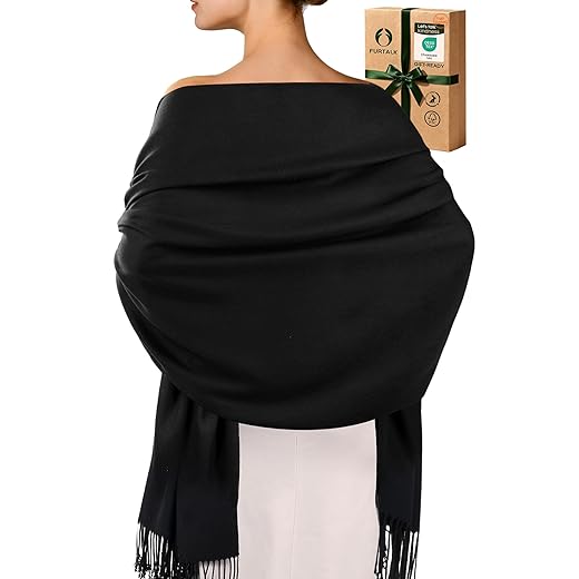 FURTALK Pashmina Shawls and Wraps for Evening Dress Women's Scarf Wedding Bride Bridesmaid Gifts Winter Scarves
