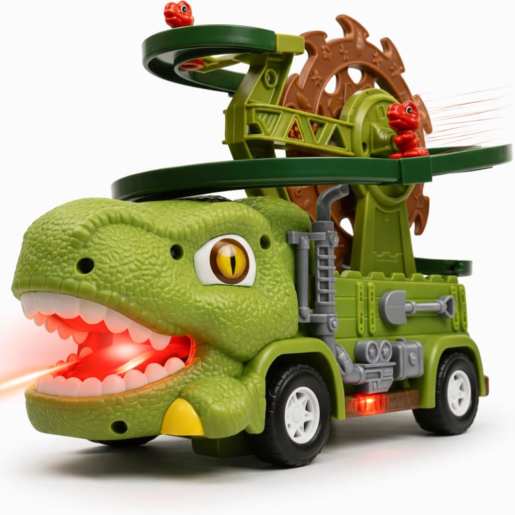 Amazon.com: Dinosaur Truck Toy For Kids Ages 3 4 5 6 7 8, 3-in-1