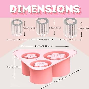 Amazon.com: Flower Ice Cube Tray for Stanley Cups, Stanley Cup 40