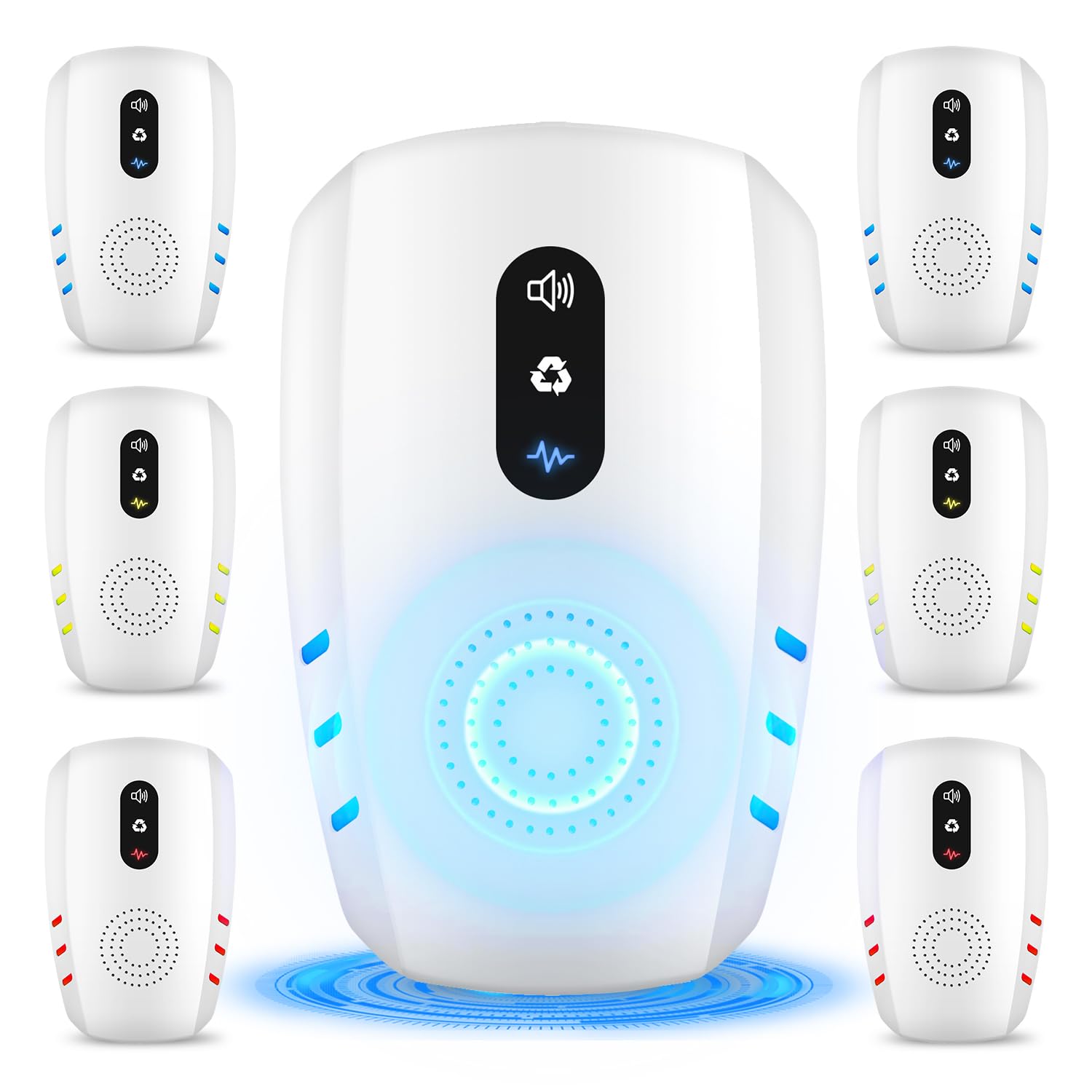 Jqely Ultrasonic Pest Repeller 6 Pack