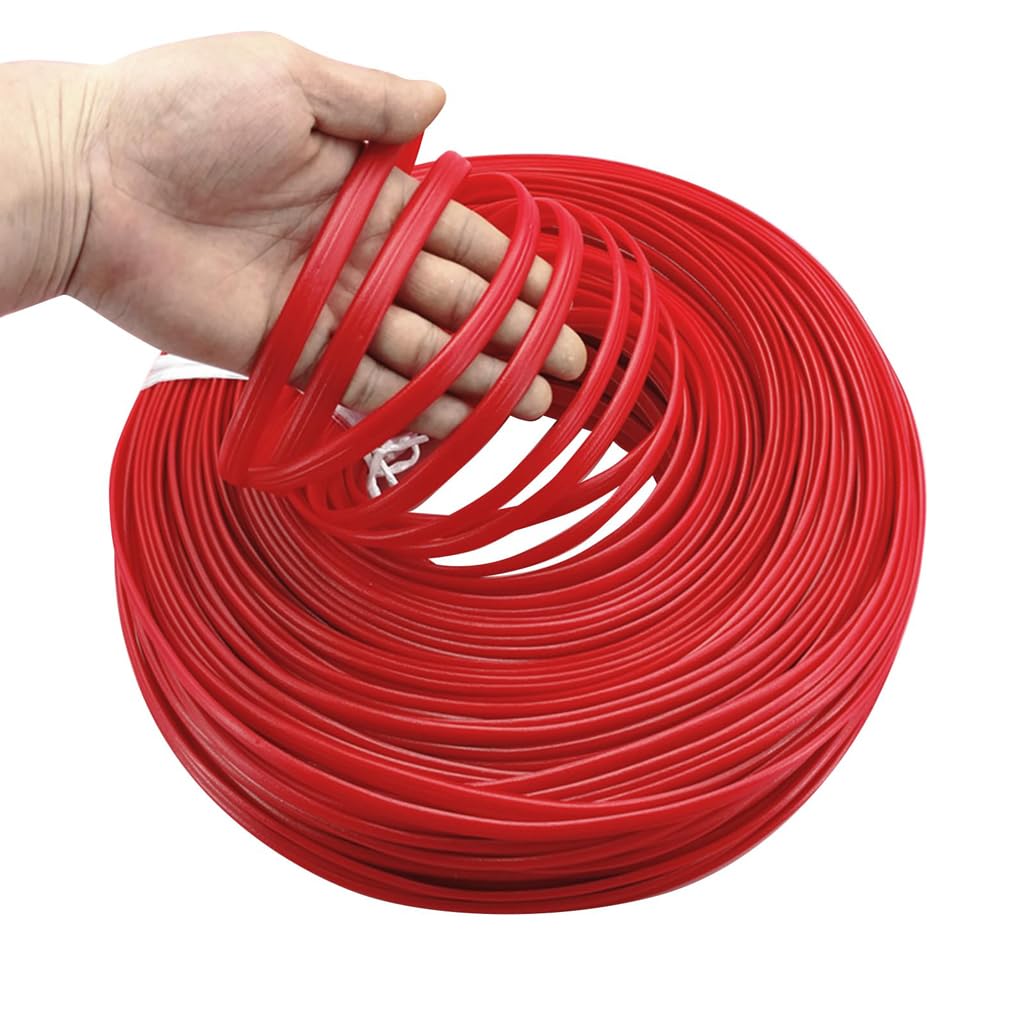 BDMRY Plastic Welding Rods,Plastic Welder Strips,Sticks HD-PE Material Suitable 2.5Kg Red red